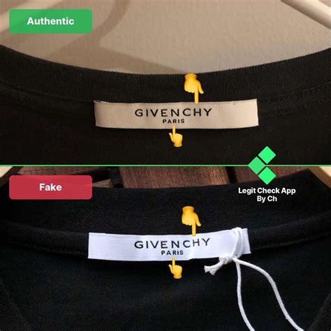 givenchy destroyed t shirt fake vs real|false Givenchy inscription.